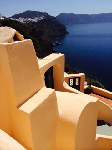 Santorini rooftops